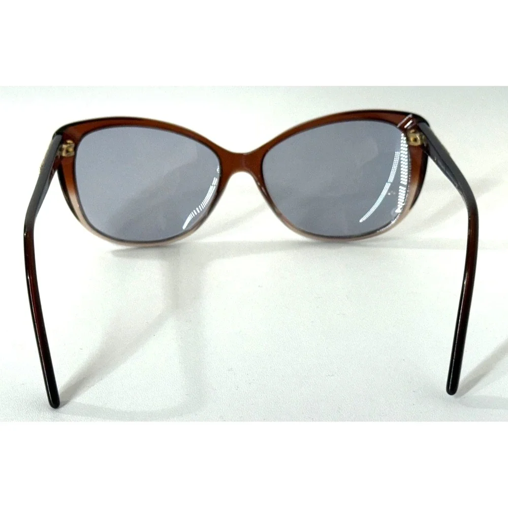 Versace 4264-B 57016 Sunglasses Frames Only, Brown Greca, 140mm, Made In Italy